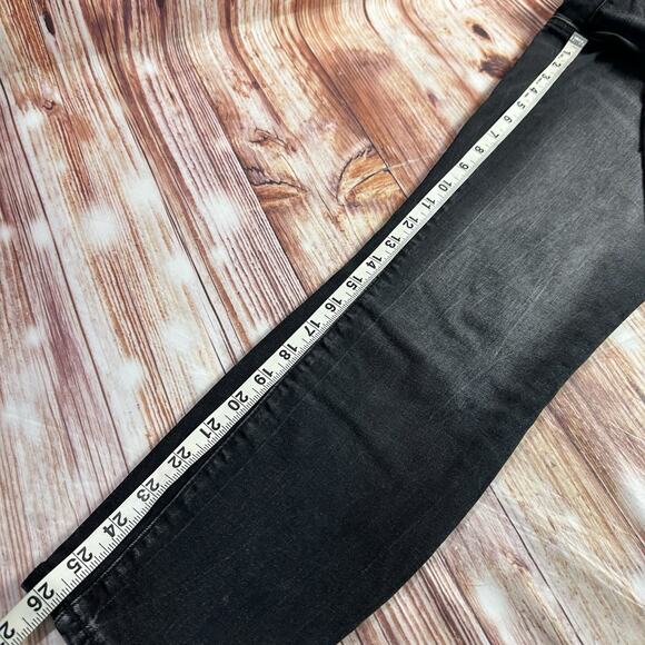 Lucky Brand AVA Size 8/29 Ankle Black Mid Rise Skinny Jeans Denim Pants 29x26 - Picture 7 of 10